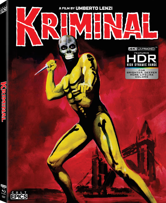 PRE-ORDER Kriminal (1966) LE Slipcover Cult Epics - 4K UHD / Blu-ray