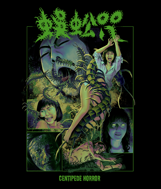 Centipede Horror (1982) New Art Standard Edition Error 4444 - Blu-ray Region Free