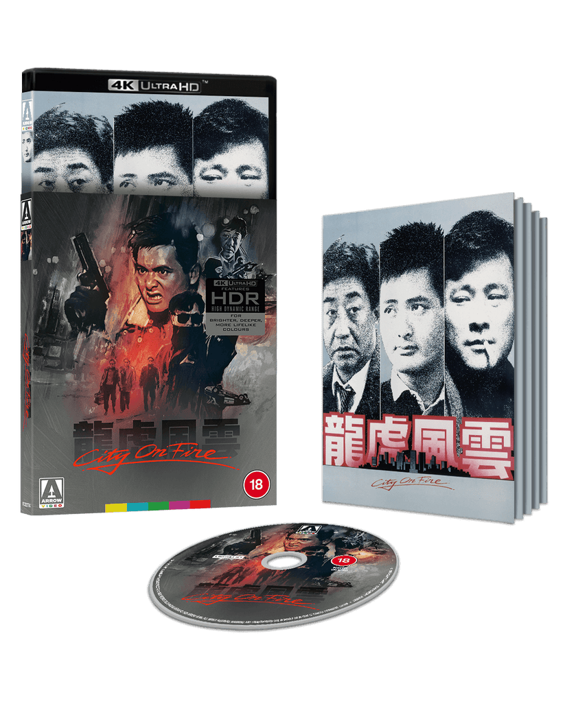 City on Fire (1987) LE Slipcover Arrow UK - 4K UHD