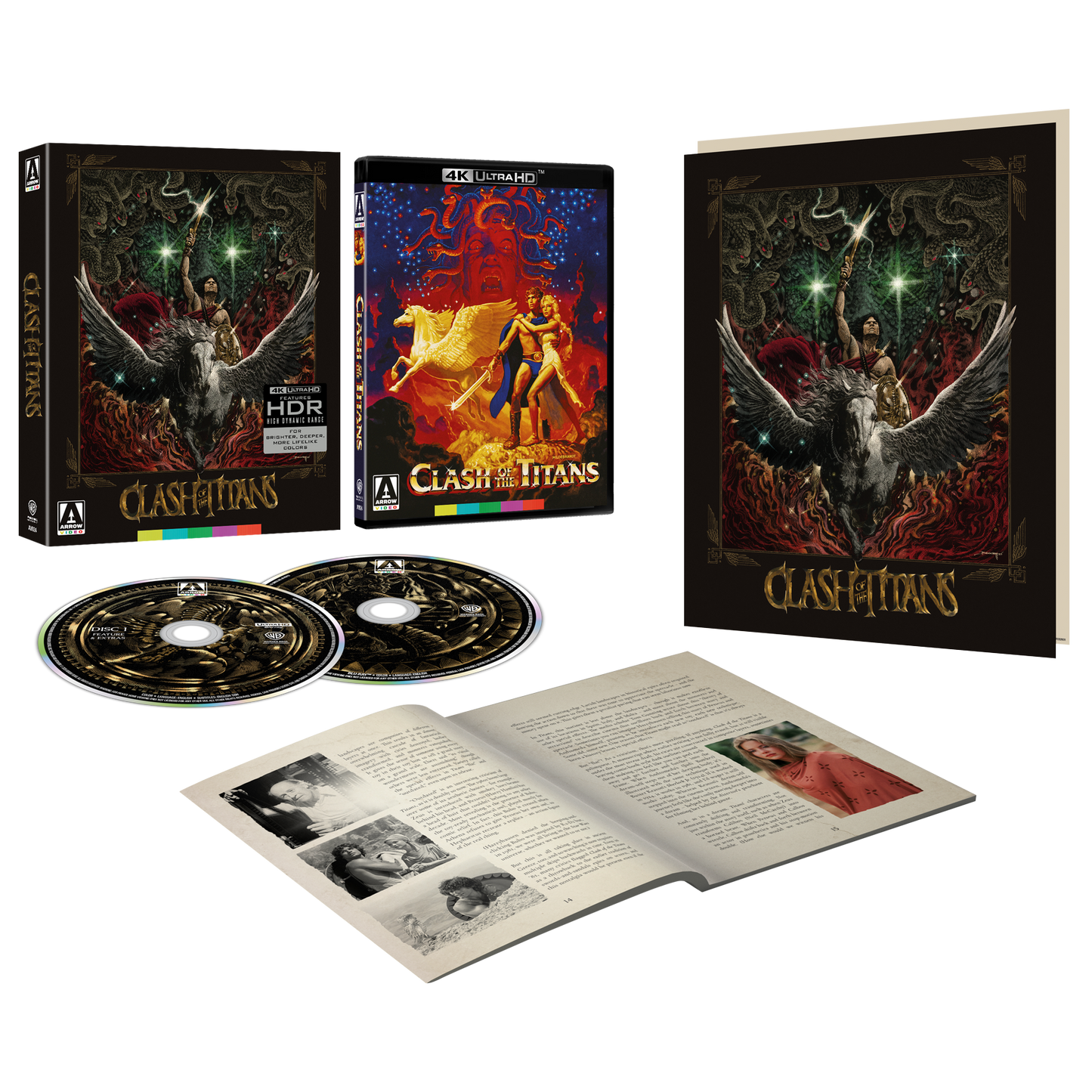 PRE-ORDER Clash of the Titans (1981) Limited Edition Arrow US - 4K UHD