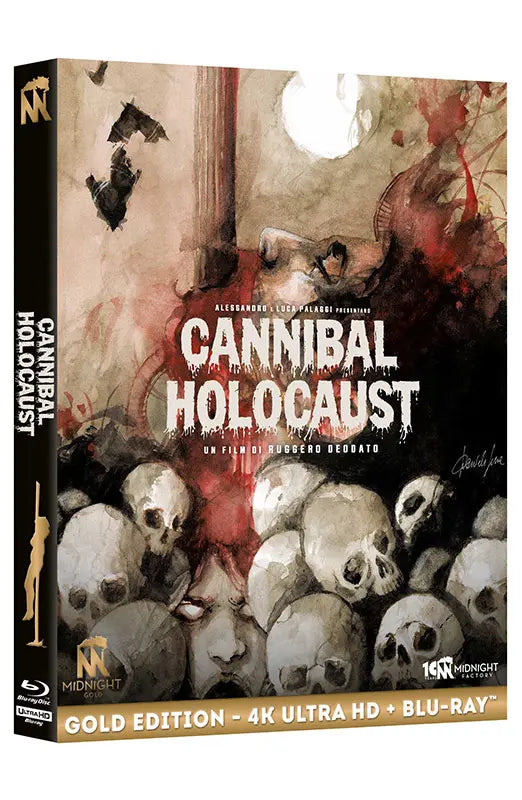 Cannibal Holocaust (1980) Limited Gold Edition Midnight Factory - 4K UHD / Blu-ray Region B