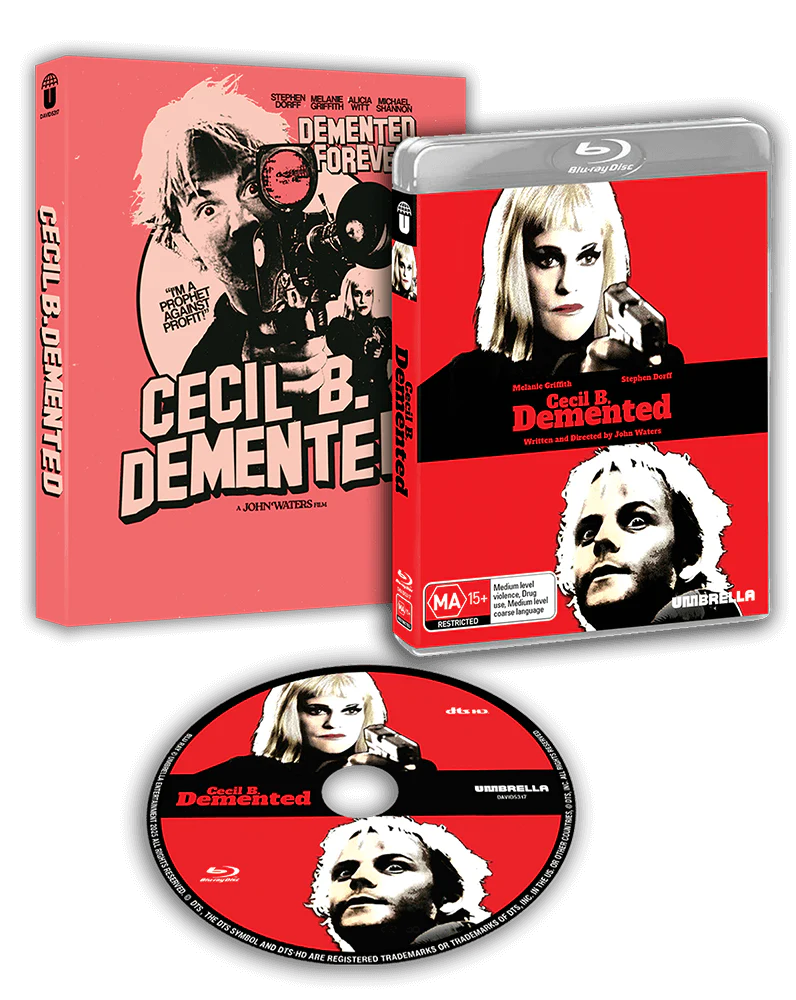Cecil B. Demented (2000) LE Slipcover Umbrella - Blu-ray Region Free