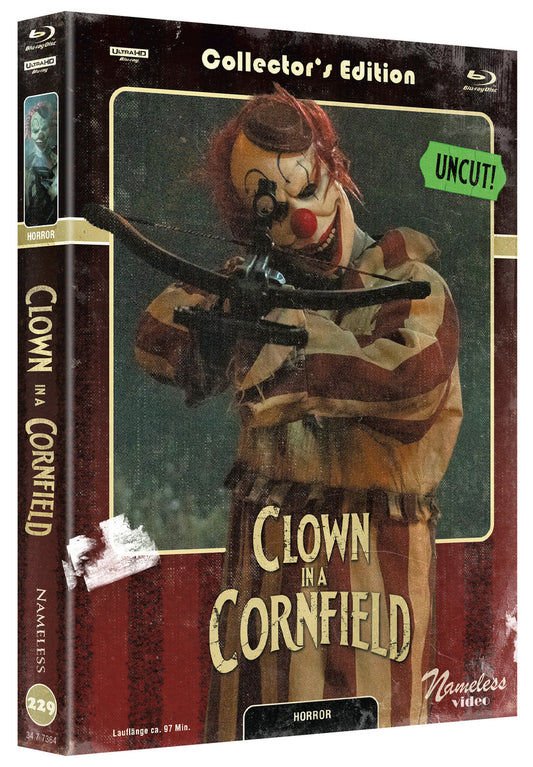Clown in a Cornfield (2025) LE 444 Mediabook C - 4K UHD / Blu-ray Region B