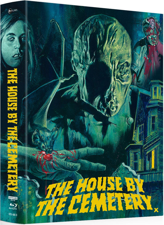 PRE-ORDER The House By The Cemetery (1981) LE 222 264-Page Mediabook D - 4K UHD / Blu-ray Region B