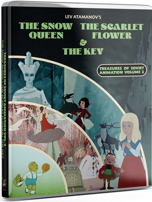 Lev Atamanov's The Snow Queen, The Scarlet Flower & The Key: Treasures Of Soviet Animation Vol. 2 - Standard Edition Deaf Crocodile - Blu-ray Region A