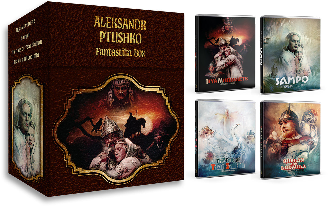 Aleksandr Ptushko Fantastika Box (4 Films) Limited Edition Box Set Deaf Crocodile - Blu-ray