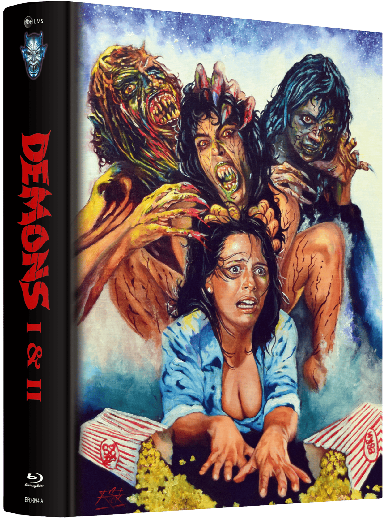 Demons 1 & 2 (Double Feature) LE 333 324-Page Mediabook A - Blu-ray Region B