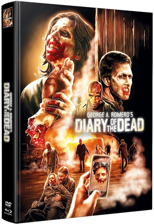 Diary of the Dead (2007) LE 255 Mediabook - Blu-ray Region B