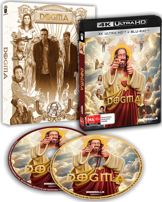 PRE-ORDER Dogma (1999) LE Slipcase Umbrella - 4K UHD / Blu-ray Region Free