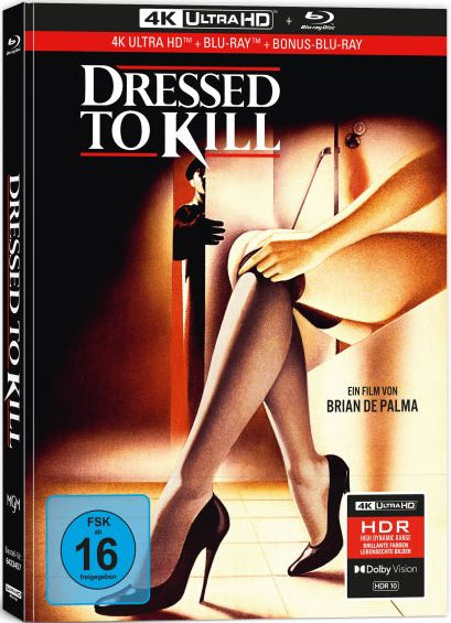 dressed to kill blu ray (1980) LE 3-Disc Mediabook Color:BUTTER YGroup_kalanivelvetmaxidress Lady Black Tie -