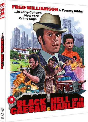 PRE-ORDER Black Caesar & Hell Up In Harlem - LE Slipcover Eureka UK - Blu-ray Region B
