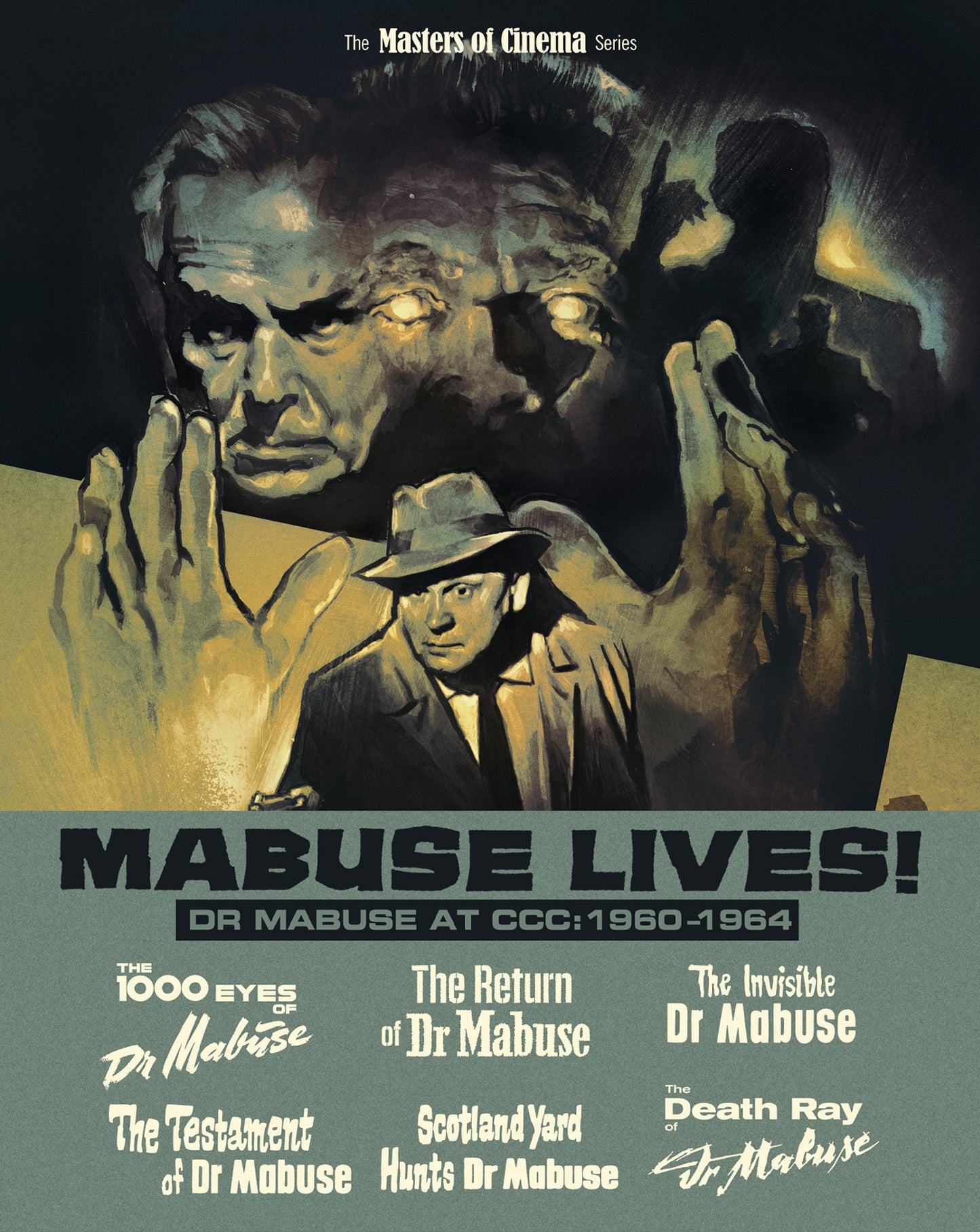 PRE-ORDER Mabuse Lives! Dr Mabuse at CCC ('60 - '64) LE Eureka US - Blu-ray Region A