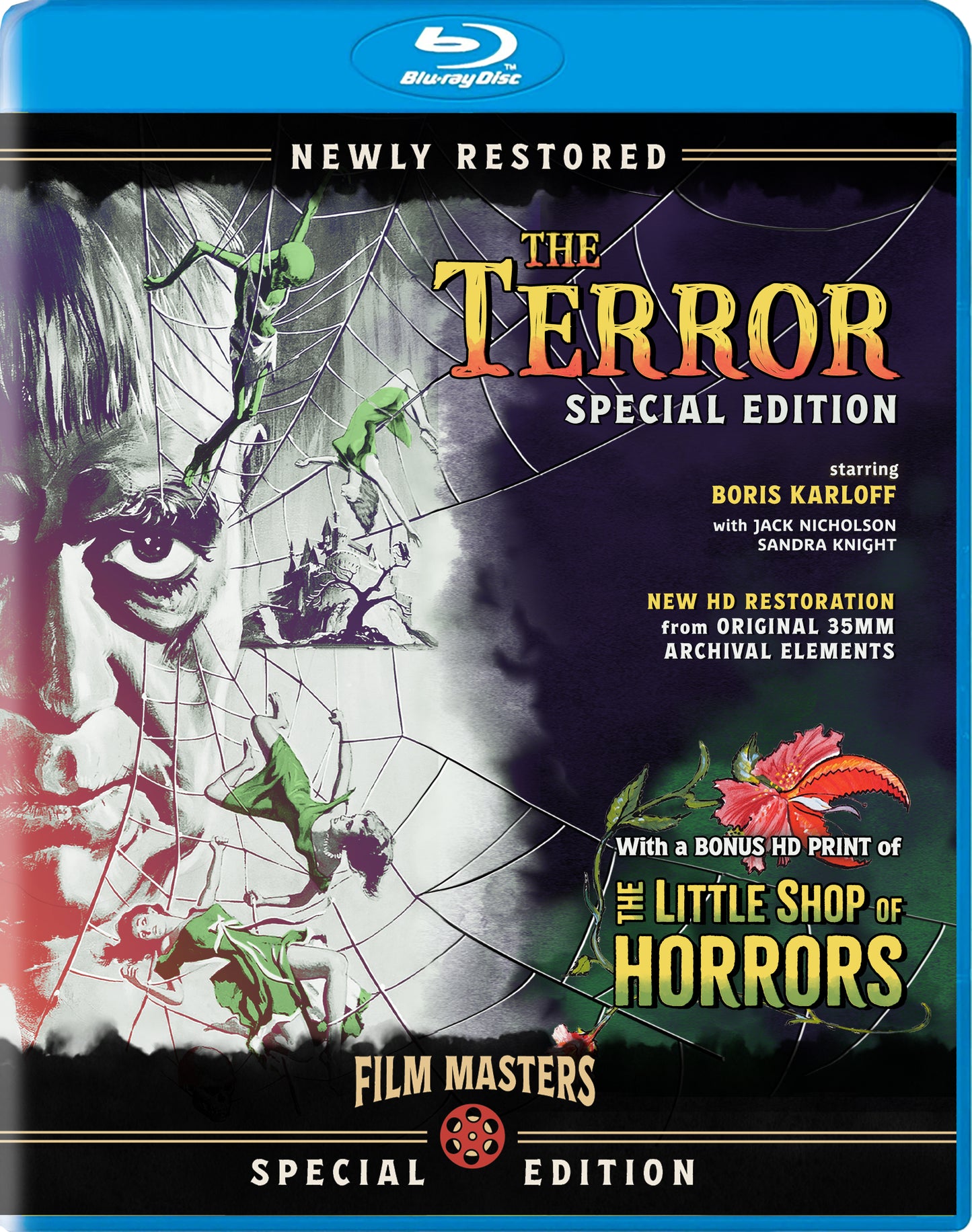 The Terror (1963) Bonus Film in HD: Little Shop of Horrors - Blu-ray Region Free