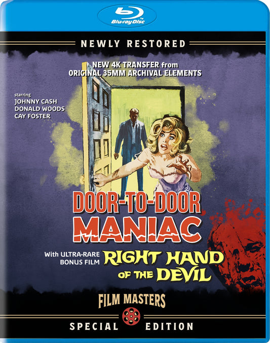 PRE-ORDER Door To Door Maniac / Right Hand Of The Devil - Blu-ray Region A