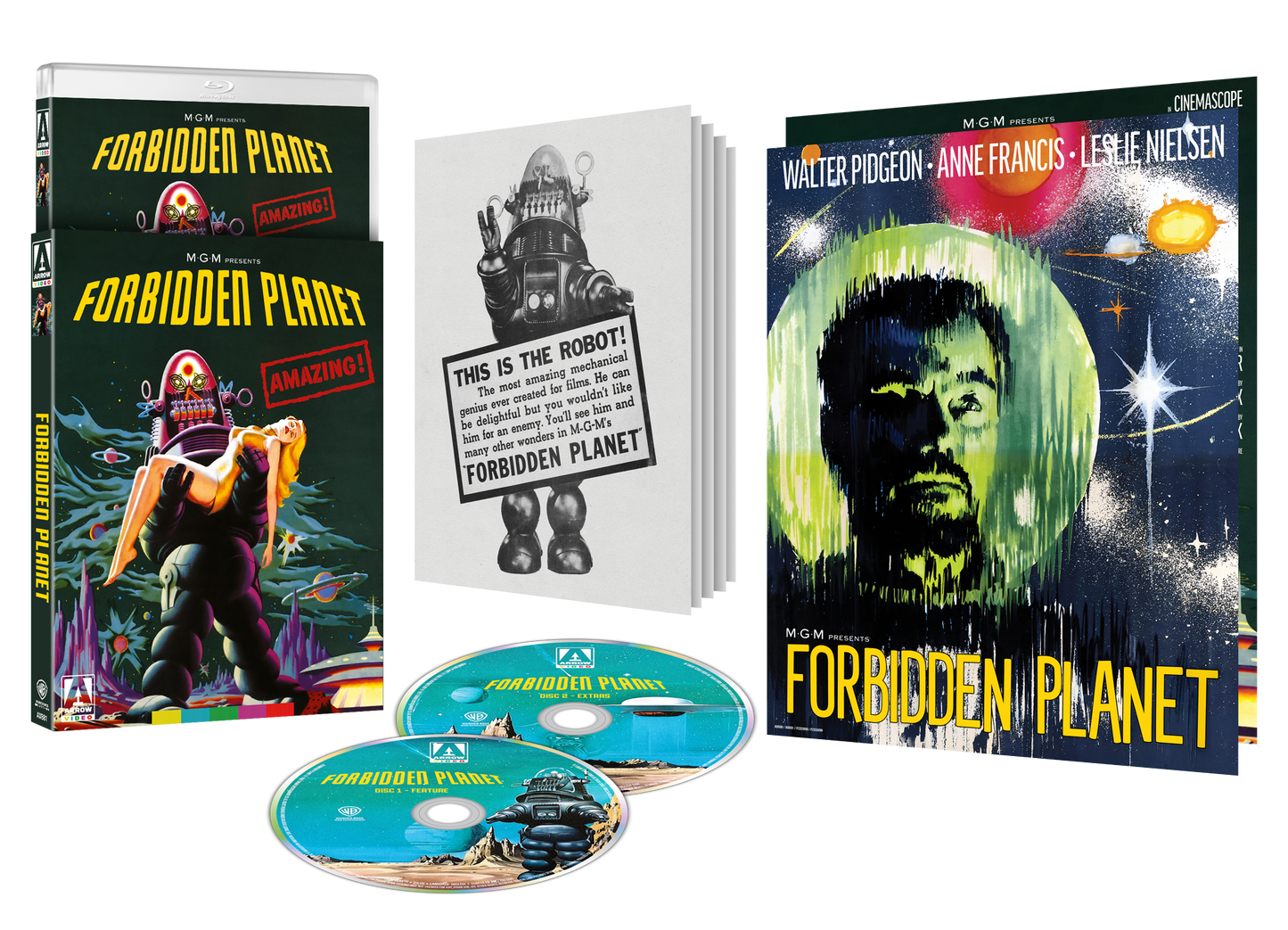 PRE-ORDER Forbidden Planet (1956) Limited Edition Slipcover Arrow US - Blu-ray