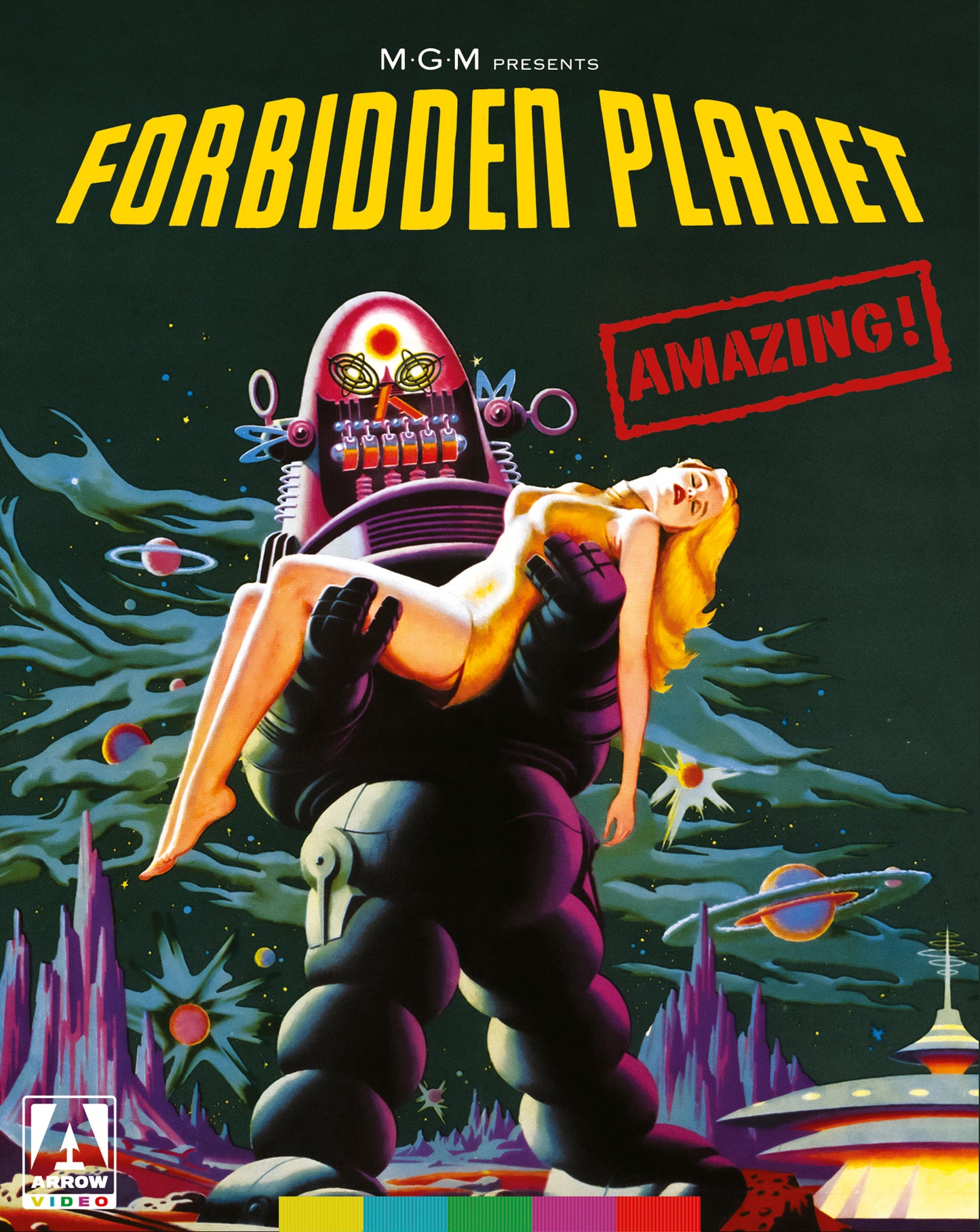 PRE-ORDER Forbidden Planet (1956) Limited Edition Slipcover Arrow US - Blu-ray