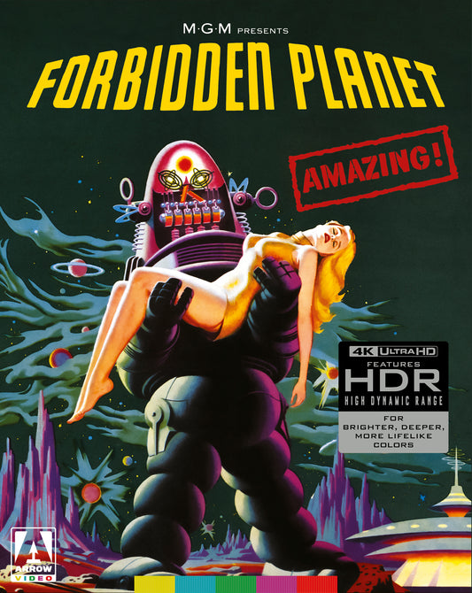 PRE-ORDER Forbidden Planet (1956) Limited Edition Slipcover Arrow US - 4K UHD