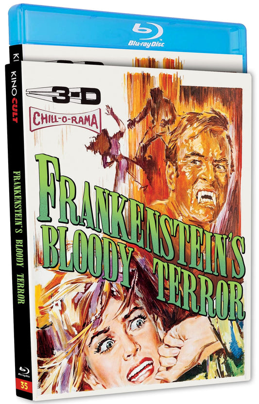 Frankenstein's Bloody Terror 3D (1968) w/ Slipcover Kino Lorber - Blu-ray Region A