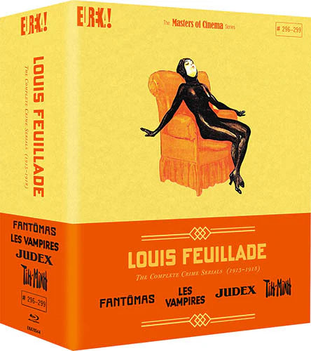 PRE-ORDER Louis Feuillade: Complete Crime Serials (1913-1918) Limited Edition Eureka UK - Blu-ray Region B