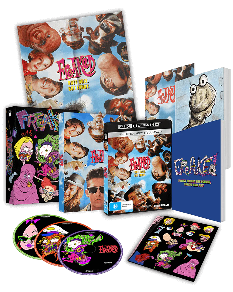 Freaked (1993) Limited Collector's Edition Umbrella - 4K UHD / 2x Blu-ray Region Free