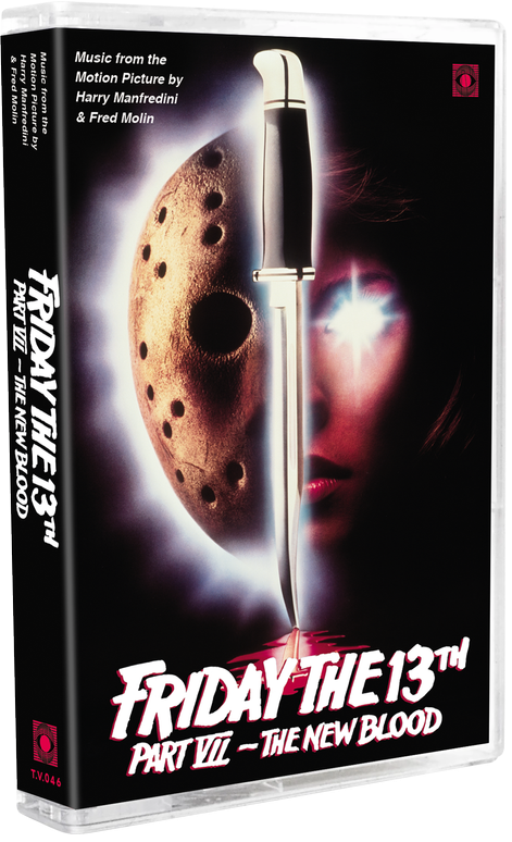Friday the 13th Part VII: New Blood (1988) OST LE Half Red/White Shell Cassette