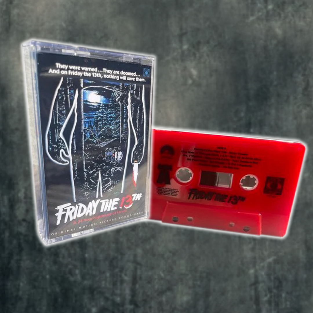 Friday the 13th (1980) OST LE 200 Red/White Split Shell Cassette