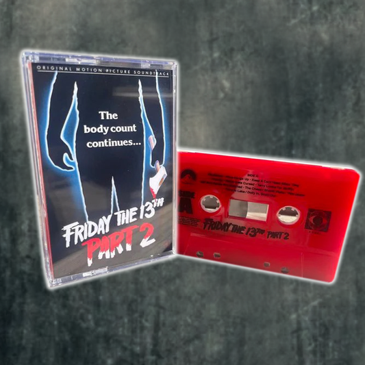 Friday the 13th: Part 2 (1981) OST LE 200 Red/White Split Shell Cassette