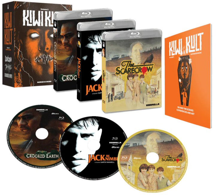 PRE-ORDER Kiwi Kult: Vol 2 (3 Films) Box Set Umbrella - Blu-ray Region Free