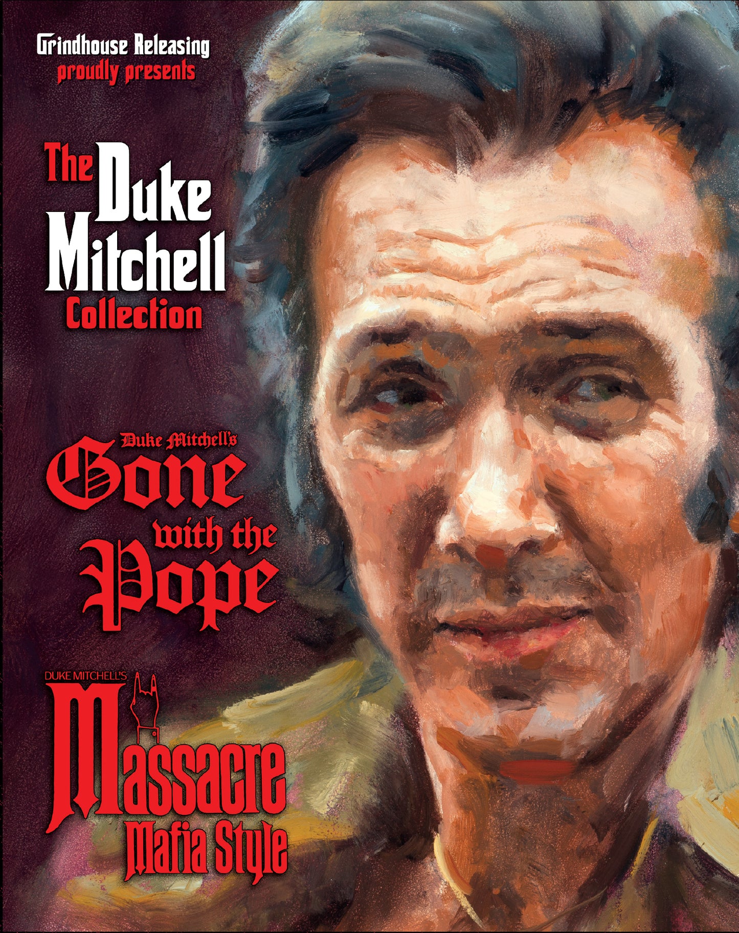 PRE-ORDER Duke Mitchell Collection: Massacre Mafia Style + Gone With The Pope - Blu-ray