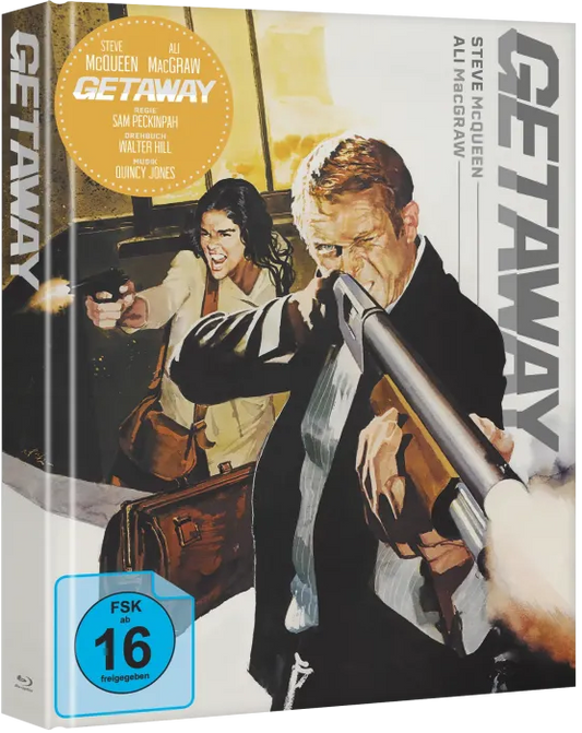 The Getaway (1972) Limited Edition Mediabook - Blu-ray Region B