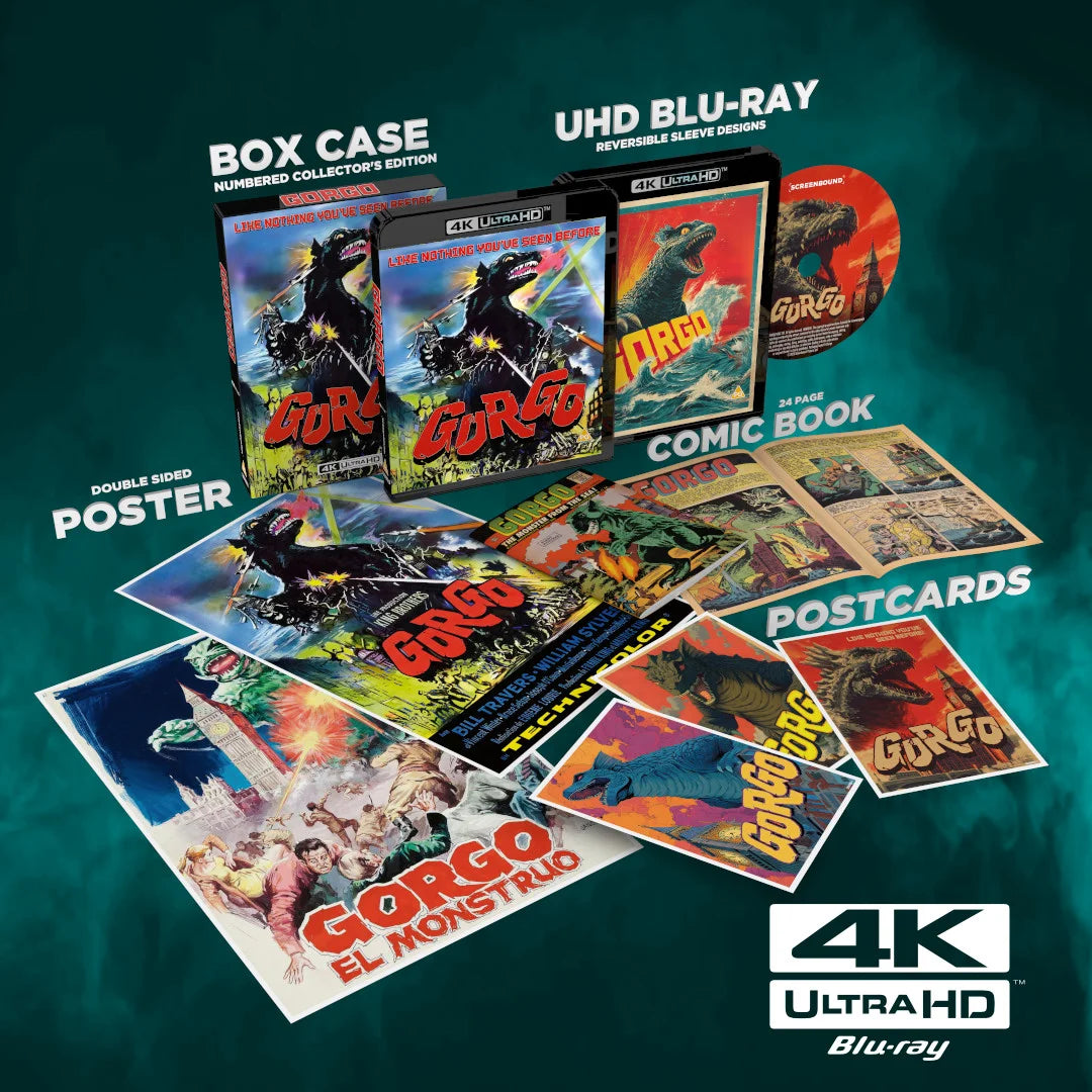 Gorgo (1961) Limited Edition Screenbound - 4K UHD / Blu-ray Region B