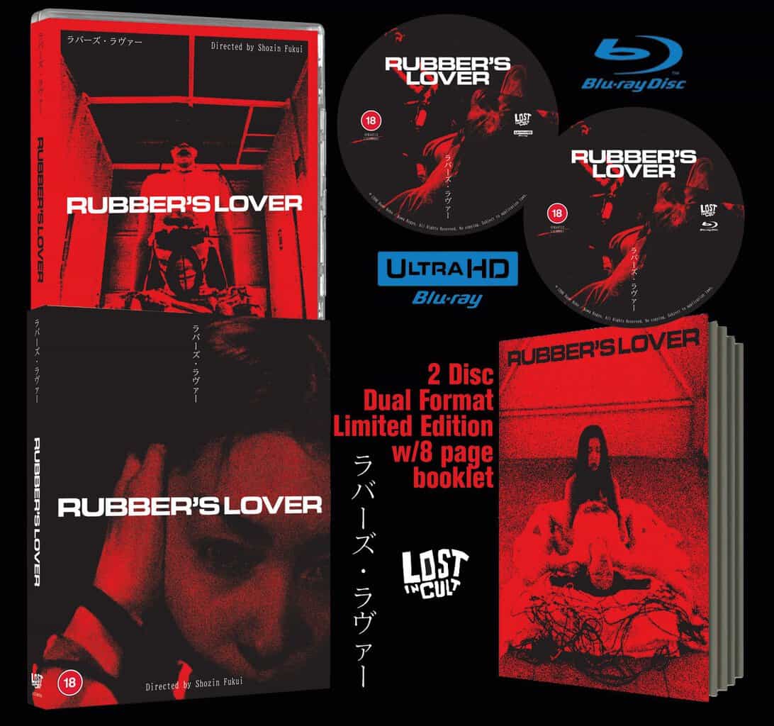 PRE-ORDER Rubber's Lover (1996) UK Limited Edition Slipcover Lost in Cult - 4K UHD / Blu-ray Region B