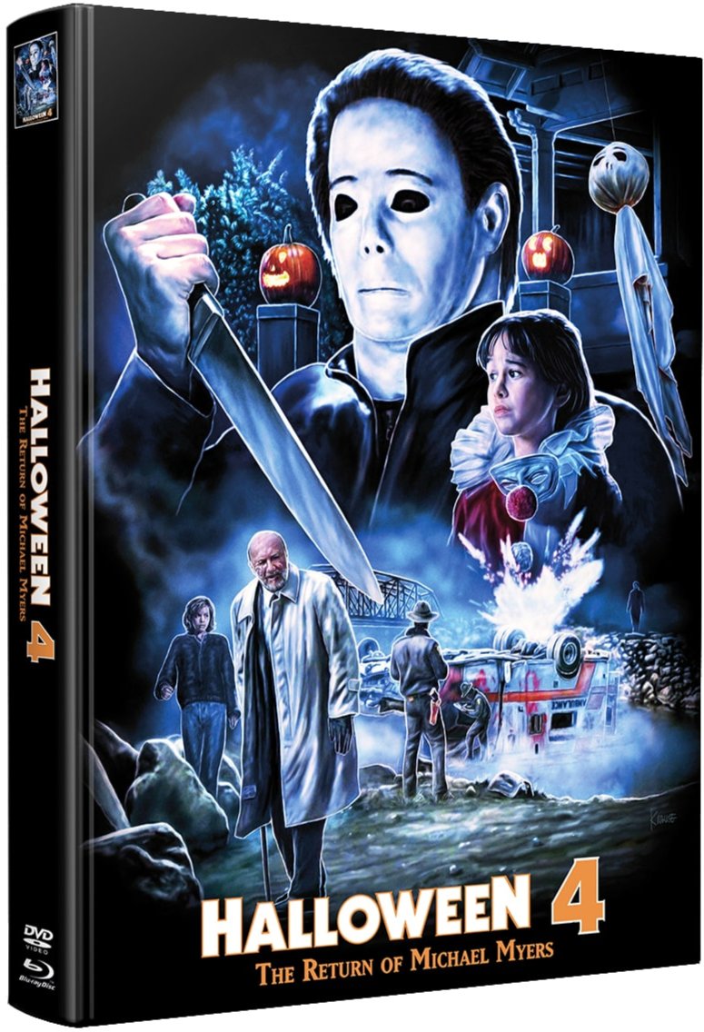 CLOSED - PRE-ORDER Halloween 4 (1988) Limited Edition 188 Padded Mediabook - Blu-ray Region B