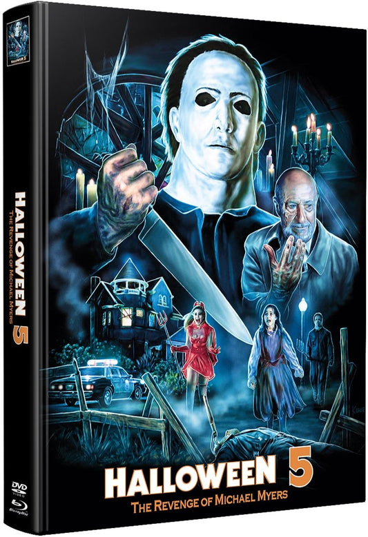 CLOSED - PRE-ORDER Halloween 5 (1989) Limited Edition 166 Padded Mediabook - Blu-ray Region B