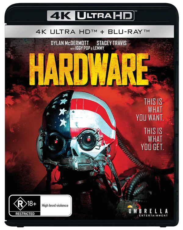 Hardware (1990) Umbrella - 4K UHD / Blu-ray Region Free