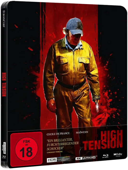 High Tension (2003) Limited Edition Steelbook Plaion - 4K UHD / Blu-ray Region B