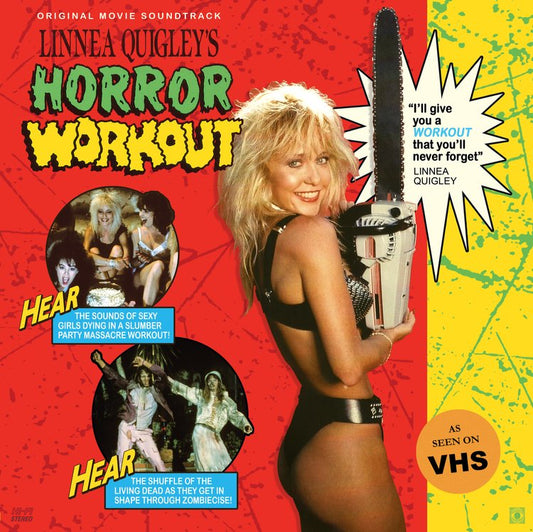 Linnea Quigley's Workout Horror (1990) BUNDLE Blu-ray w/ Slip and Vinyl Soundtrack