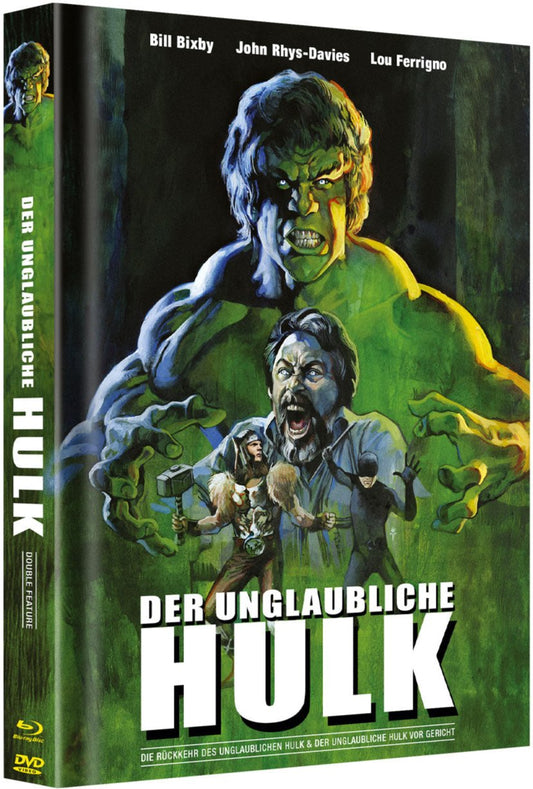 The Incredible Hulk (80's Double Feature) LE 333 Mediabook - Blu-ray Region B