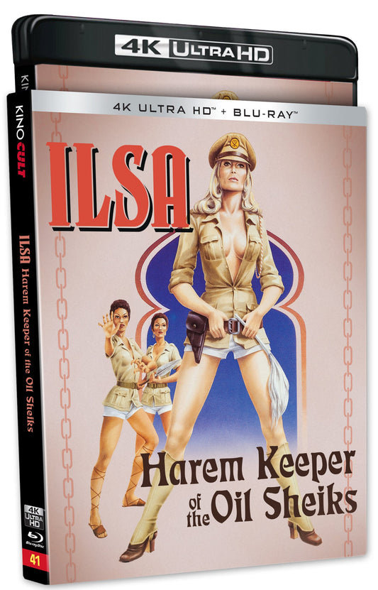 Ilsa, Harem Keeper of the Oil Sheiks (1978) LE Slipcover Kino Lorber - 4K UHD / Blu-ray Region A