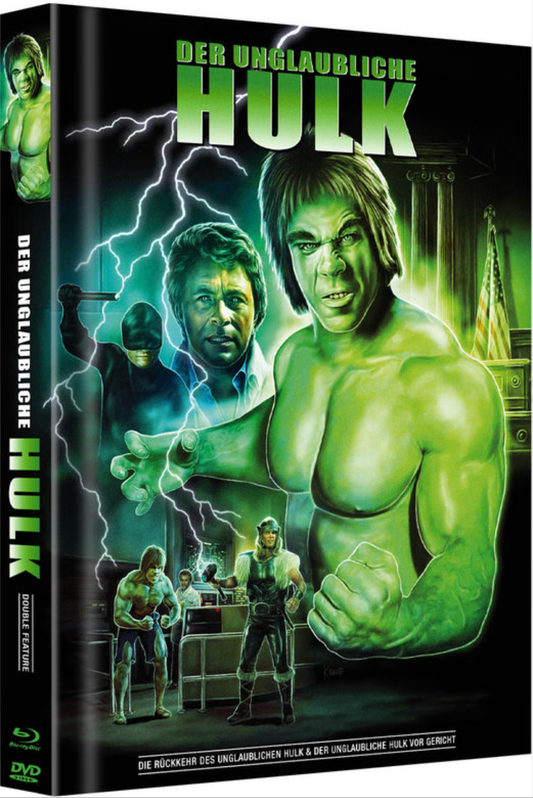 The Incredible Hulk (80's Double Feature) LE 200 Mediabook - Blu-ray Region B