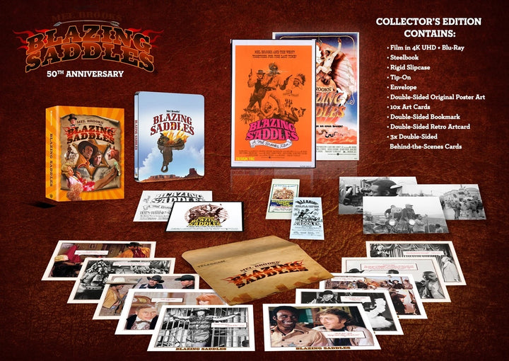 Blazing Saddles (1974) Limited Ultimate Collector's Edition Steelbook - 4K UHD / Blu-ray Region Free