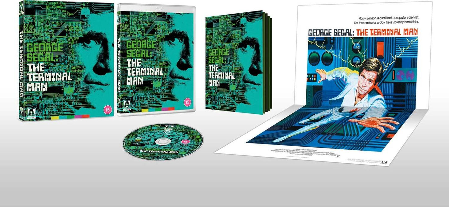 PRE-ORDER The Terminal Man (1974) Limited Edition Arrow UK - Blu-ray Region B