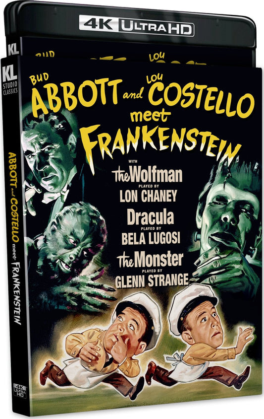Abbott and Costello Meet Frankenstein (1948) LE Slipcover Kino Lorber - 4K UHD
