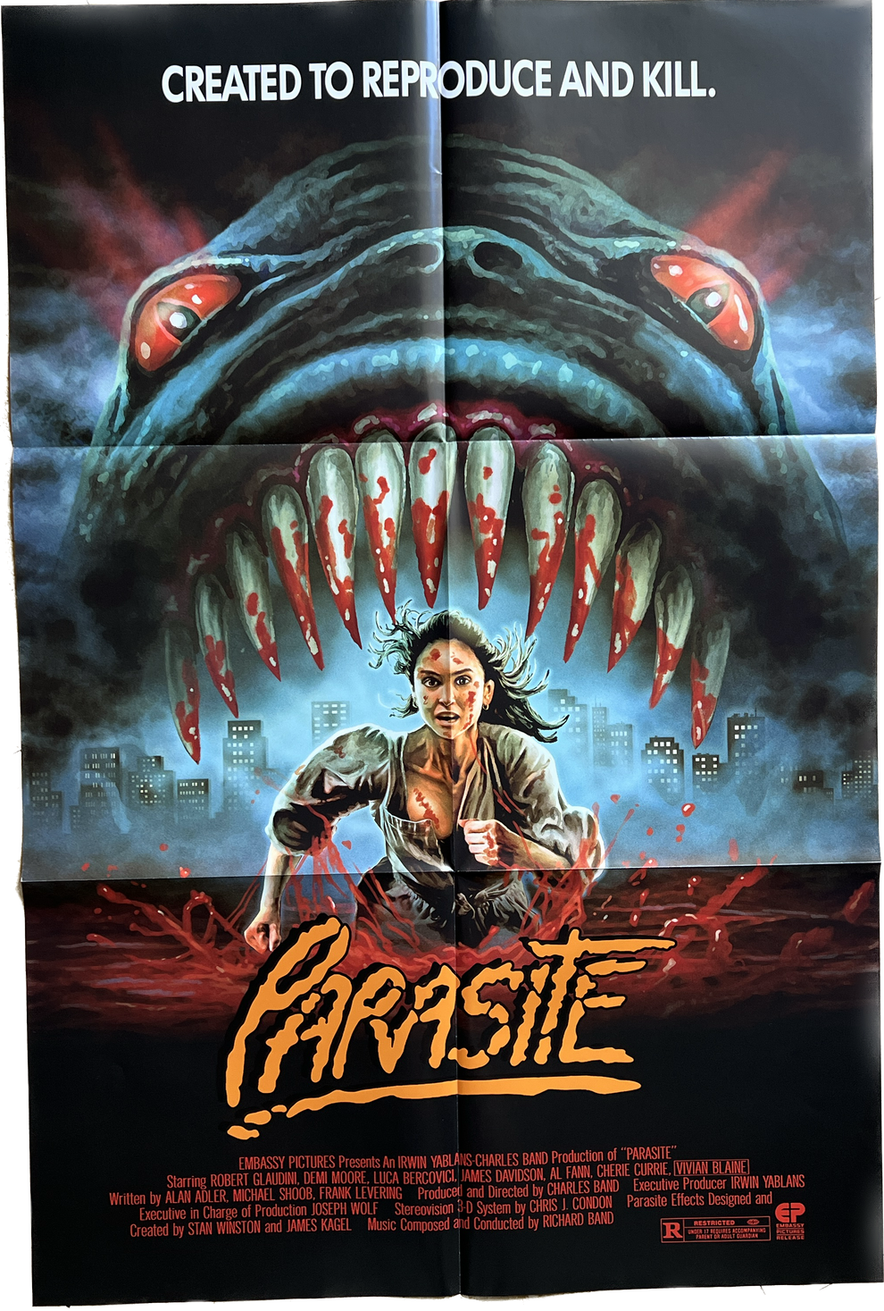 Parasite (1982) OST by Richard Band - Limited 500 Color Vinyl + Poster