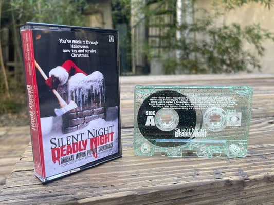 Silent Night, Deadly Night (1984) Clear Green Sparkle Shell Cassette