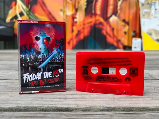 Friday the 13th Part VIII: Jason Takes Manhattan (1986) OST LE 200 Half Red/White Shell Cassette