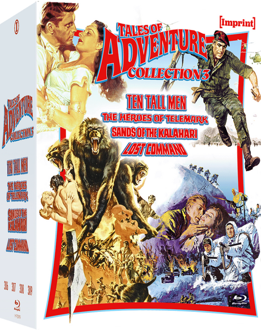 Tales of Adventure: Collection 3 ('51 - '66) Limited Edition 4-Disc Box Set Imprint - Blu-ray Region Free