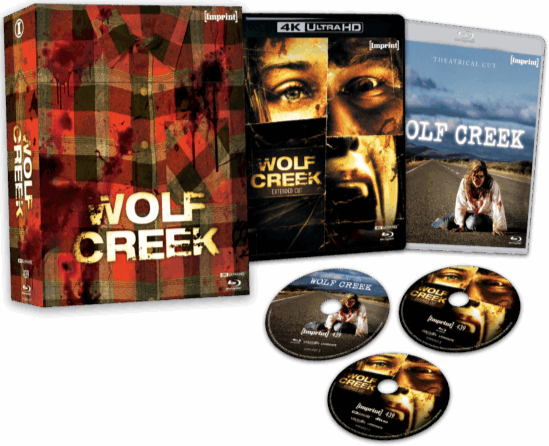 Wolf Creek (2005) 20th Anniversary Limited Edition Hardbox - 4K UHD / Blu-ray Region Free