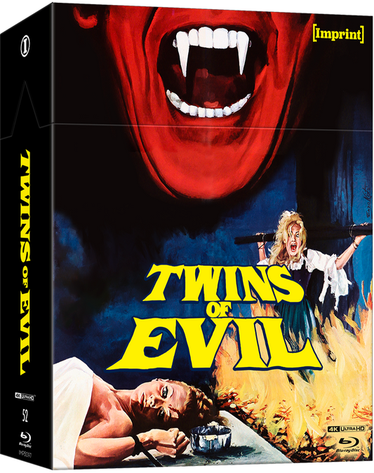 Twins of Evil (1971) Limited Edition Hardbox Imprint - 4K UHD / Blu-ray Region Free