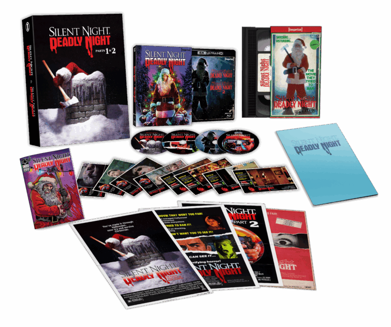 PRE-ORDER Silent Night, Deadly Night: Parts 1 + 2 ('84/'87) Limited Edition Imprint - 4K UHD / Blu-ray / VHS